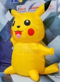 चीन 0.9mm पीवीसी सामग्री Inflatable मॉडल / Pikachu अनुकूलित आकार में उपलब्ध है फैक्टरी