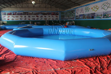 चीन बड़ा Inflatable स्विमिंग पूल / पूल पर्यावरण के अनुकूल उड़ाने फैक्टरी