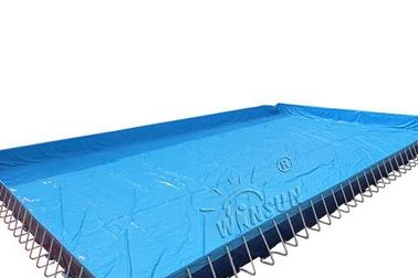 आउटडोर बड़े Inflatable स्विमिंग पूल, फ़्रेमयुक्त Inflatable पानी पूल