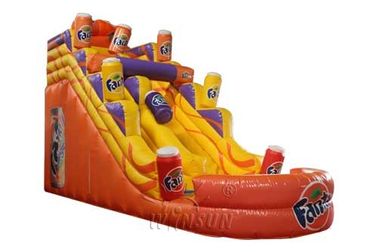 बड़े Inflatable विज्ञापन स्लाइड इंडोर आउटडोर खेल का मैदान पारिस्थितिकी के अनुकूल है