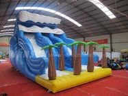 टिकाऊ वाणिज्यिक Inflatable पानी स्लाइड उष्णकटिबंधीय वर्षा वन थीम्ड आपूर्तिकर्ता
