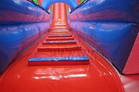 वयस्कों / बच्चों के लिए डबल लेन बड़ी Inflatable स्लाइड अनुकूलित आकार आपूर्तिकर्ता