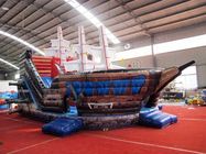 10x6x3m / अनुकूलित आकार में समुद्री डाकू जहाज शैली Inflatable सूखी स्लाइड आपूर्तिकर्ता