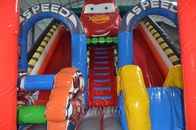 वयस्कों / बच्चों के लिए McQueen Inflatable सूखी स्लाइड उपलब्ध अनुकूलित आकार आपूर्तिकर्ता