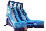 7x5.2x7m / अनुकूलित आकार में नीला रंग वाणिज्यिक ग्रेड Inflatable स्लाइड आपूर्तिकर्ता