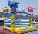हाथी कैसल Inflatable उछाल हाउस गैर विषैले बच्चों के लिए आपूर्तिकर्ता