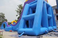 ड्रॉप किक विशालकाय Inflatable खेल खेल / पानी स्लाइड 0.9mm पीवीसी मेड आपूर्तिकर्ता