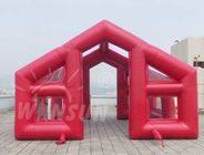 लाल रंग Inflatable घटना तम्बू, पानी प्रतिरोधी बड़े झटका तम्बू आपूर्तिकर्ता
