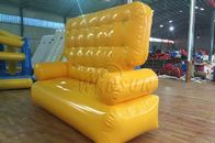 बाहरी गतिविधियों के लिए पीले रंग की Inflatable सोफे सोफे पर्यावरण के अनुकूल आपूर्तिकर्ता
