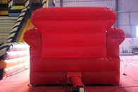 लाल सोफा Inflatable मॉडल पानी प्रतिरोधी पीवीसी तिरपाल बनाया आपूर्तिकर्ता