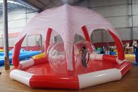 पीवीसी बड़े Inflatable स्विमिंग पूल, विशाल Inflatable सर्कल पूल तम्बू के साथ आपूर्तिकर्ता