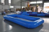 आयताकार बड़े Inflatable स्विमिंग पूल, 0.9 मिमी पीवीसी एयरटाइट Inflatable पूल आपूर्तिकर्ता