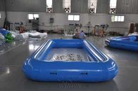 आयताकार बड़े Inflatable स्विमिंग पूल, 0.9 मिमी पीवीसी एयरटाइट Inflatable पूल आपूर्तिकर्ता