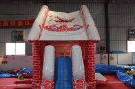 क्रिसमस ईव सामान्य संरचना के लिए स्लाइड के साथ थीम्ड Inflatable उछाल हाउस आपूर्तिकर्ता
