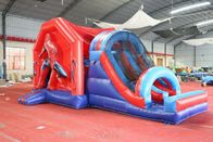 मनोरंजन पार्क के लिए स्लाइड के साथ स्पाइडर मैन ट्रैम्पोलिन Inflatable उछाल हाउस आपूर्तिकर्ता