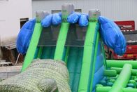 आउटडोर खेल के मैदान के लिए सुरक्षित Inflatable खेल खेल वन पशु अन्वेषण थीम आपूर्तिकर्ता