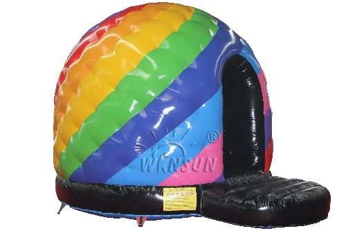 रंगीन Inflatable उछाल हाउस / Inflatable डिस्को डोम पीवीसी सामग्री अनुकूलित आकार आपूर्तिकर्ता