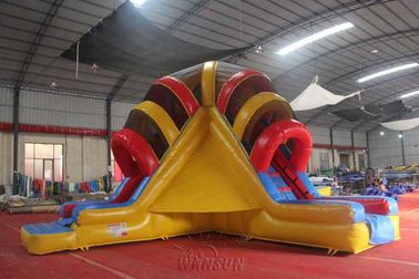 चीन अनुकूलित आकार ज्वालामुखी बड़े Inflatable स्लाइड WSS-239 बच्चों / वयस्कों के लिए फैक्टरी