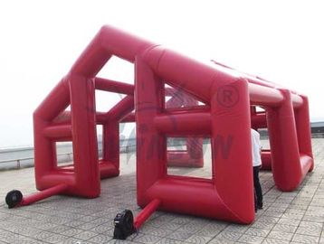 चीन लाल रंग Inflatable घटना तम्बू, पानी प्रतिरोधी बड़े झटका तम्बू फैक्टरी