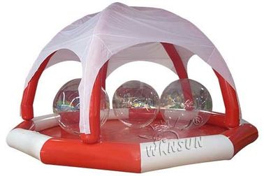 चीन पीवीसी बड़े Inflatable स्विमिंग पूल, विशाल Inflatable सर्कल पूल तम्बू के साथ फैक्टरी
