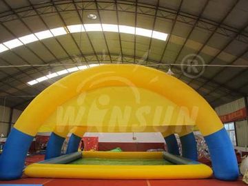 चीन अनुकूलित आकार Inflatable स्क्वायर स्विमिंग पूल उल / CE / EN14960 अनुमोदन फैक्टरी