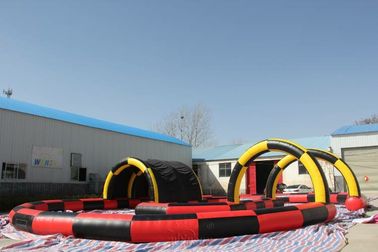 चीन वयस्कों के लिए सुरंग के साथ पीवीसी सामग्री Inflatable खेल खेल Inflatable खेल क्षेत्र फैक्टरी