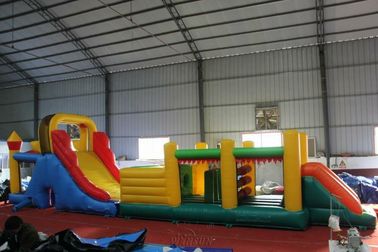 चीन Inflatable बाधा कोर्स और बच्चों के लिए स्लाइड WSP-300 / बच्चों के लिए खेल खेल फैक्टरी
