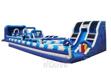 चीन विशालकाय inflatable खेल का मैदान WSP-305 / स्लाइड, ट्रैंपोलिन और बाधाओं सहित फैक्टरी