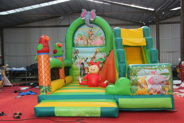 चीन पशु विश्व inflatable कॉम्बो WSC-338 / ग्रीन वन थीम फैक्टरी