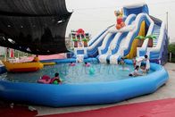 बोनी भालू वाणिज्यिक Inflatable पानी पार्क, पानी के खेल का मैदान उड़ा आपूर्तिकर्ता