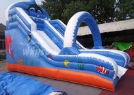 वयस्कों के लिए अग्निरोधक पीवीसी सामग्री के लिए बड़े वाणिज्यिक Inflatable पानी स्लाइड आपूर्तिकर्ता